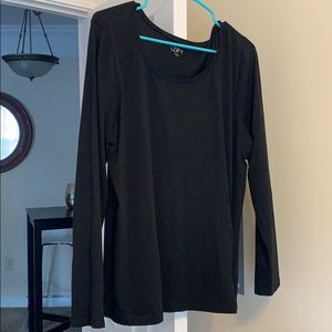Black long sleeve shirt from the Loft